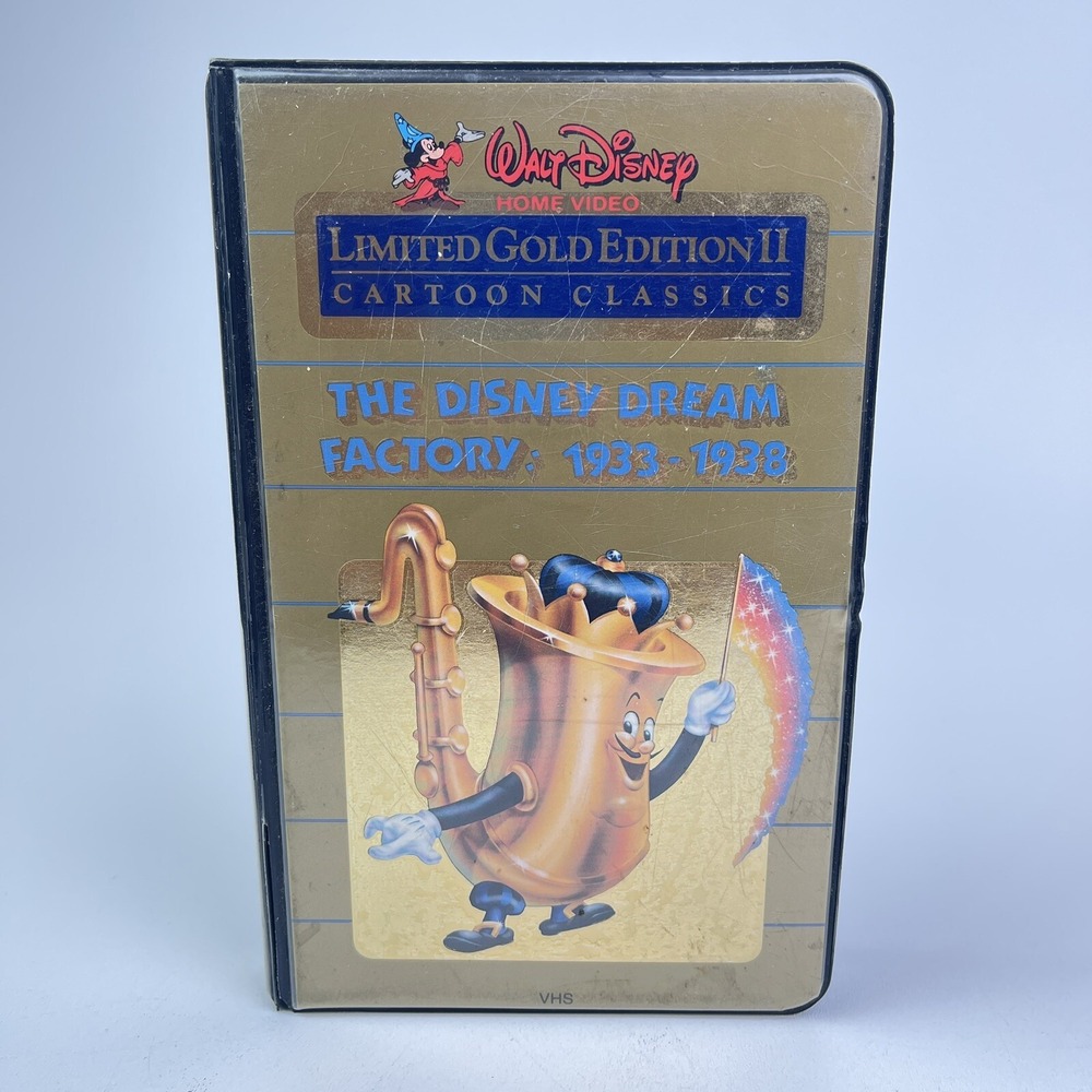 The Disney Dream Factory 1933 1938 VHS Walt Disney Limited Gold Edition II